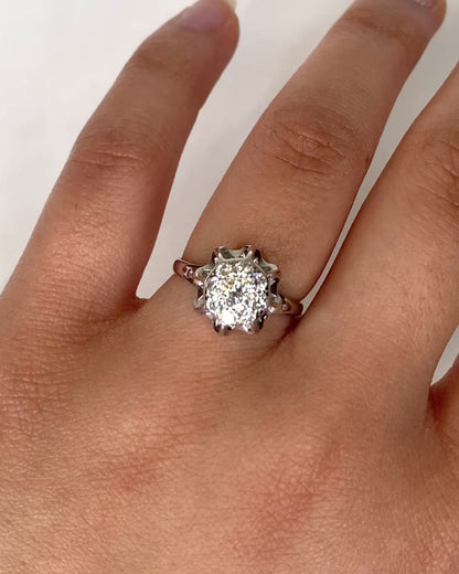 Bague Solitaire Diamants 0.68 carat "Mathilde"