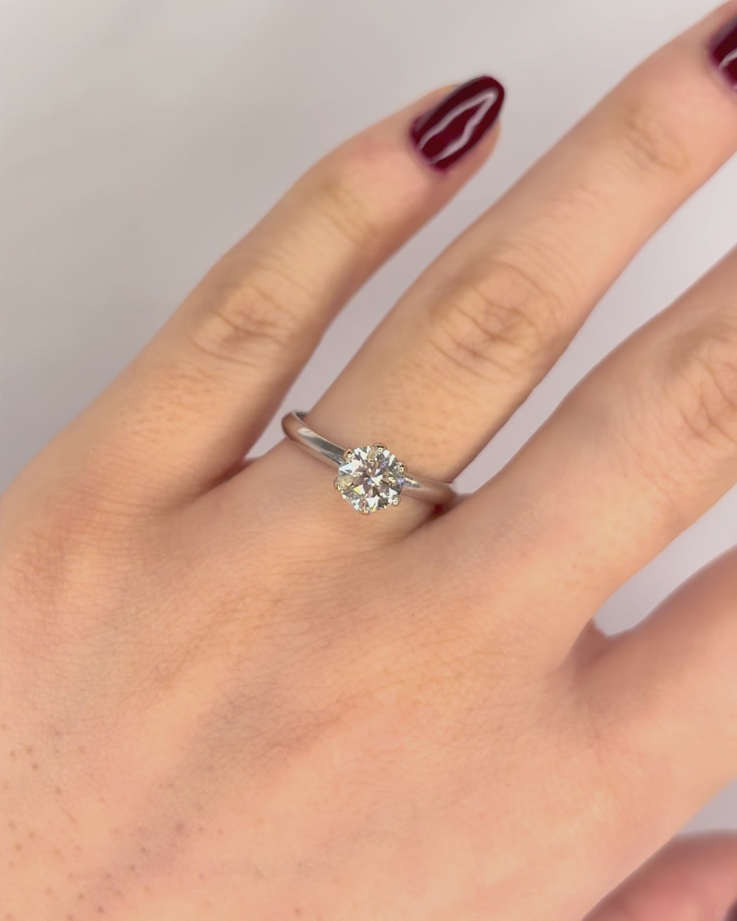 Bague Solitaire Diamant 1 carat "Garance"