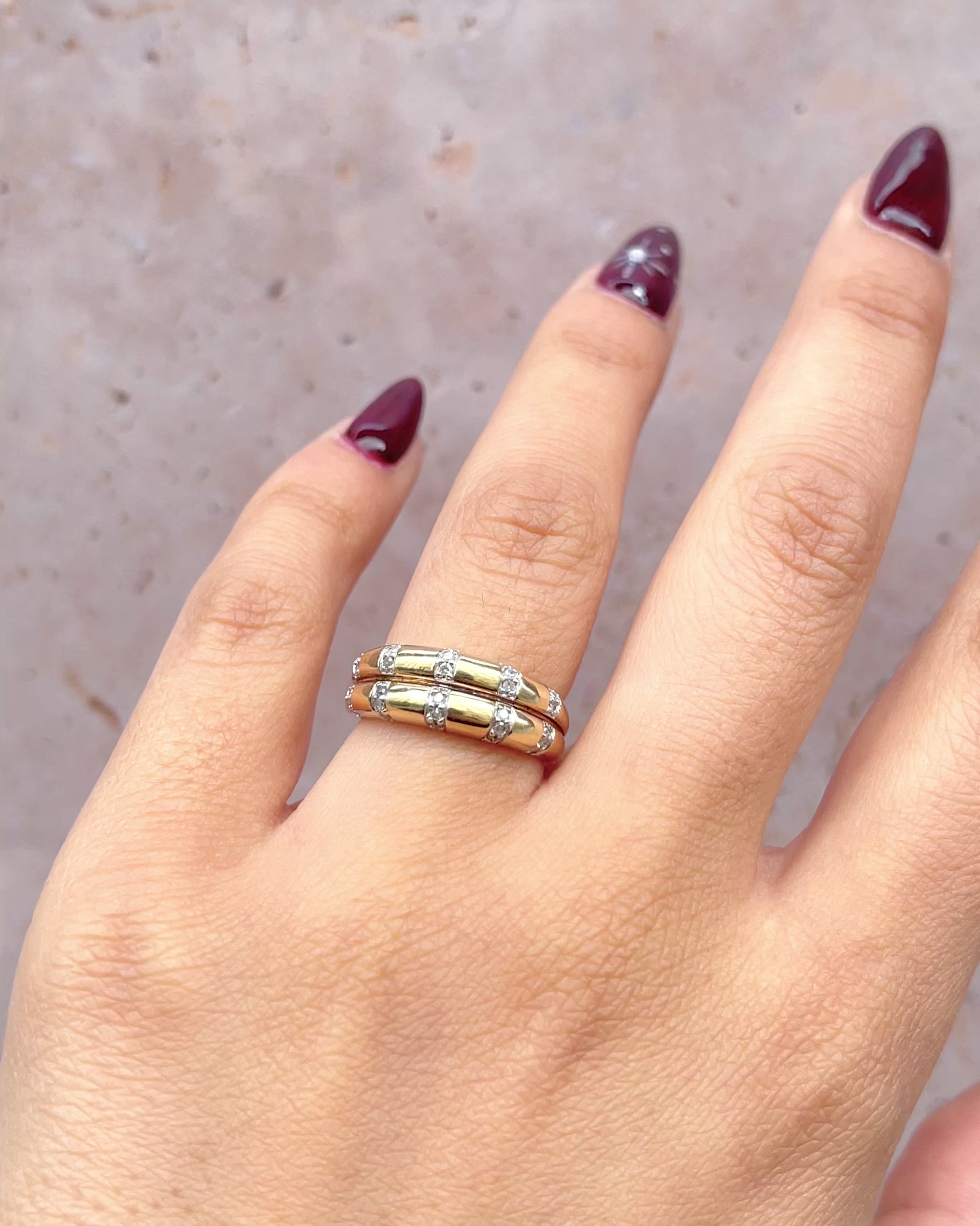 Diamond Band Ring "Antonia"