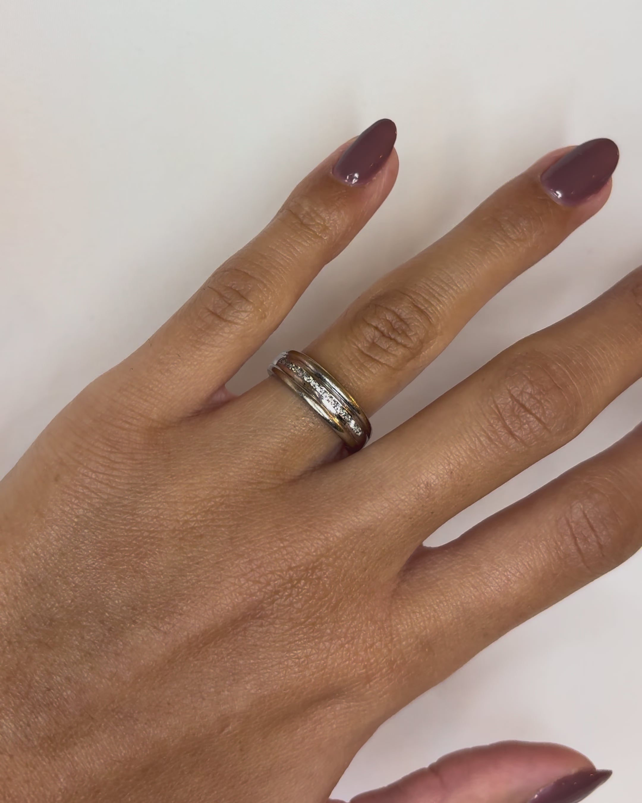 Bague Jonc Diamants "Julia"