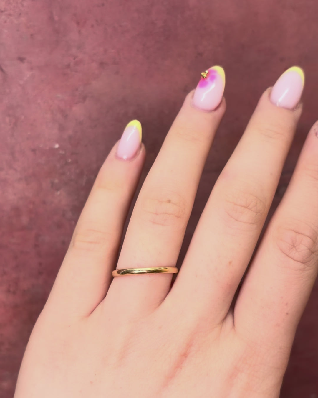 Alliance Or Jaune 18 carats "Jean"