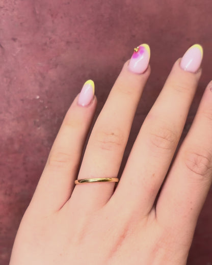Alliance Or Jaune 18 carats "Jean"