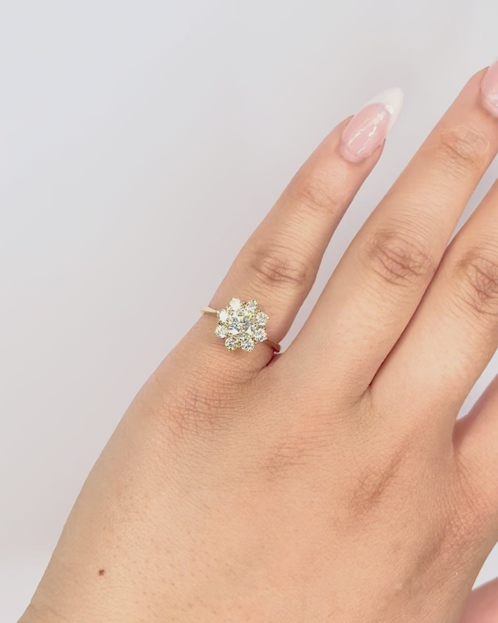 Bague Marguerite Diamants 1.20 carat "Louison"
