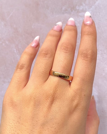 18-Carat Yellow Gold Wedding Band 3.61g "Sonia"