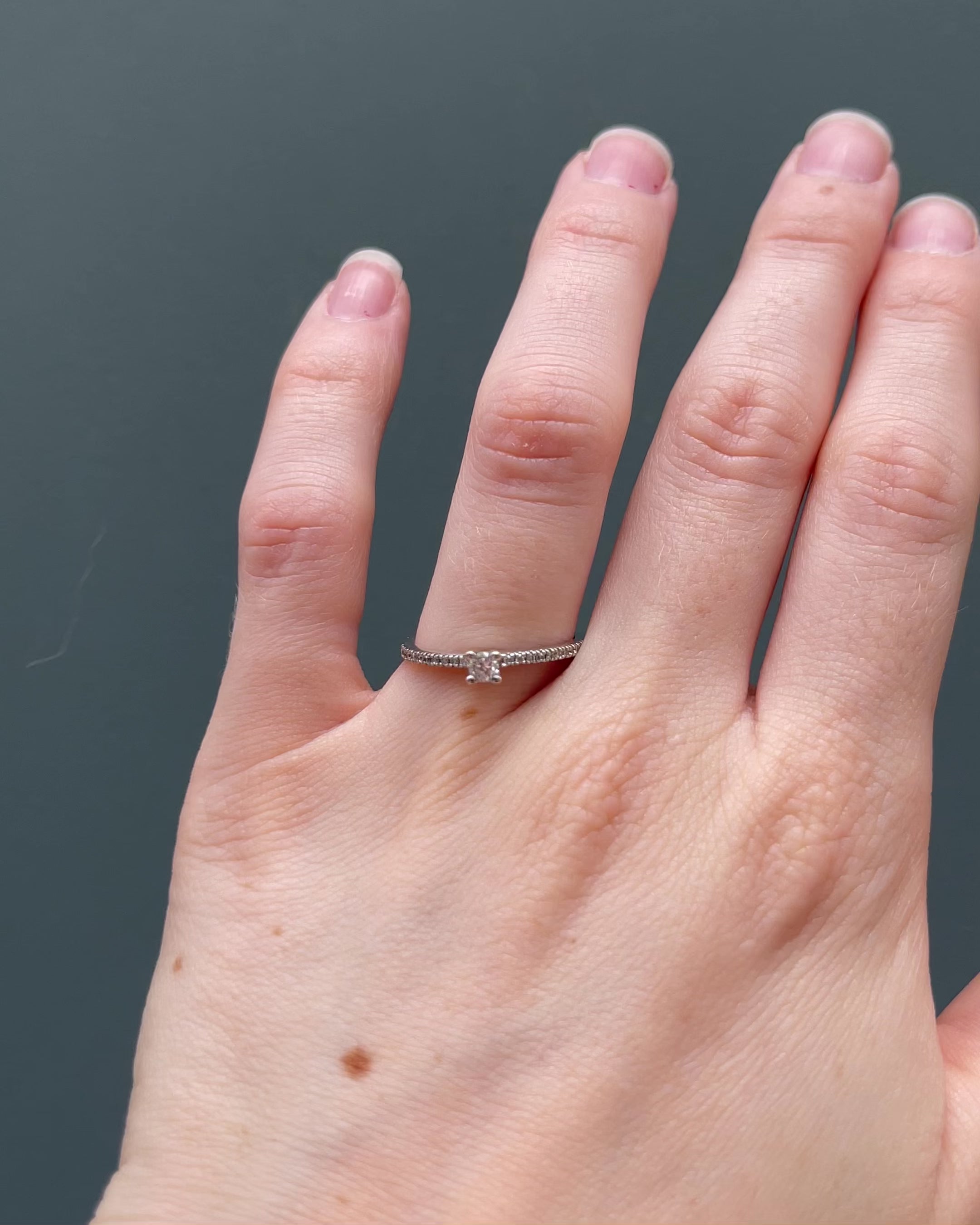 Bague Solitaire Diamants "Léandra"