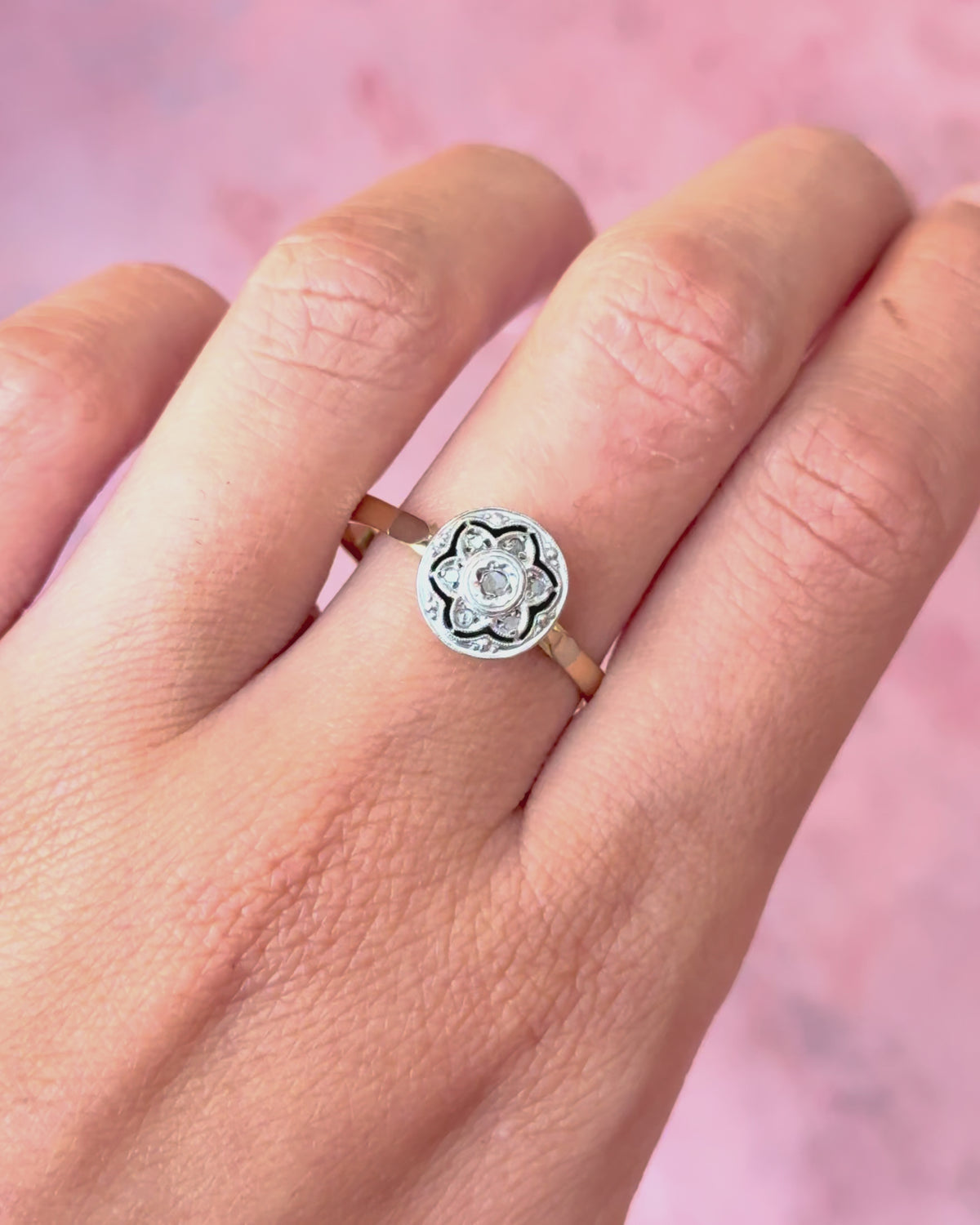 Bague Art-Déco Diamants "Abigael"