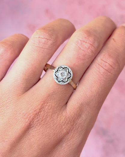 Bague Art-Déco Diamants "Abigael"