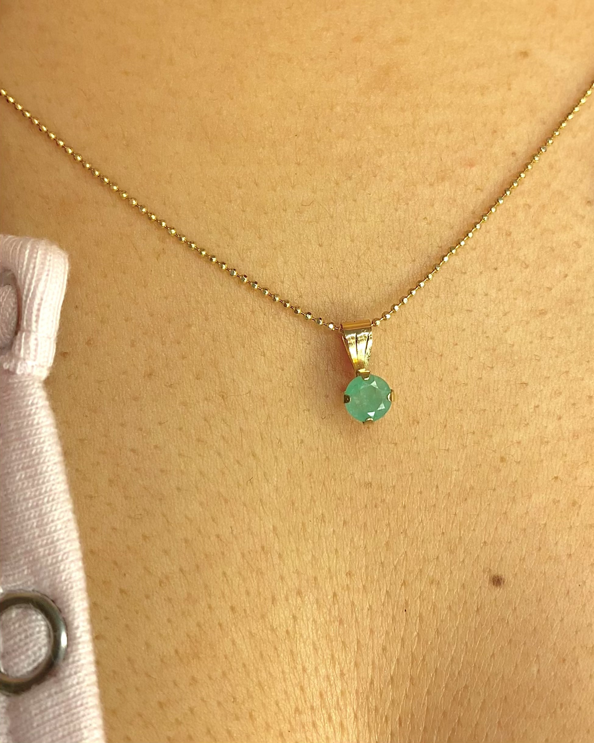 Pendentif Émeraude 0.55 carat "Raphael"