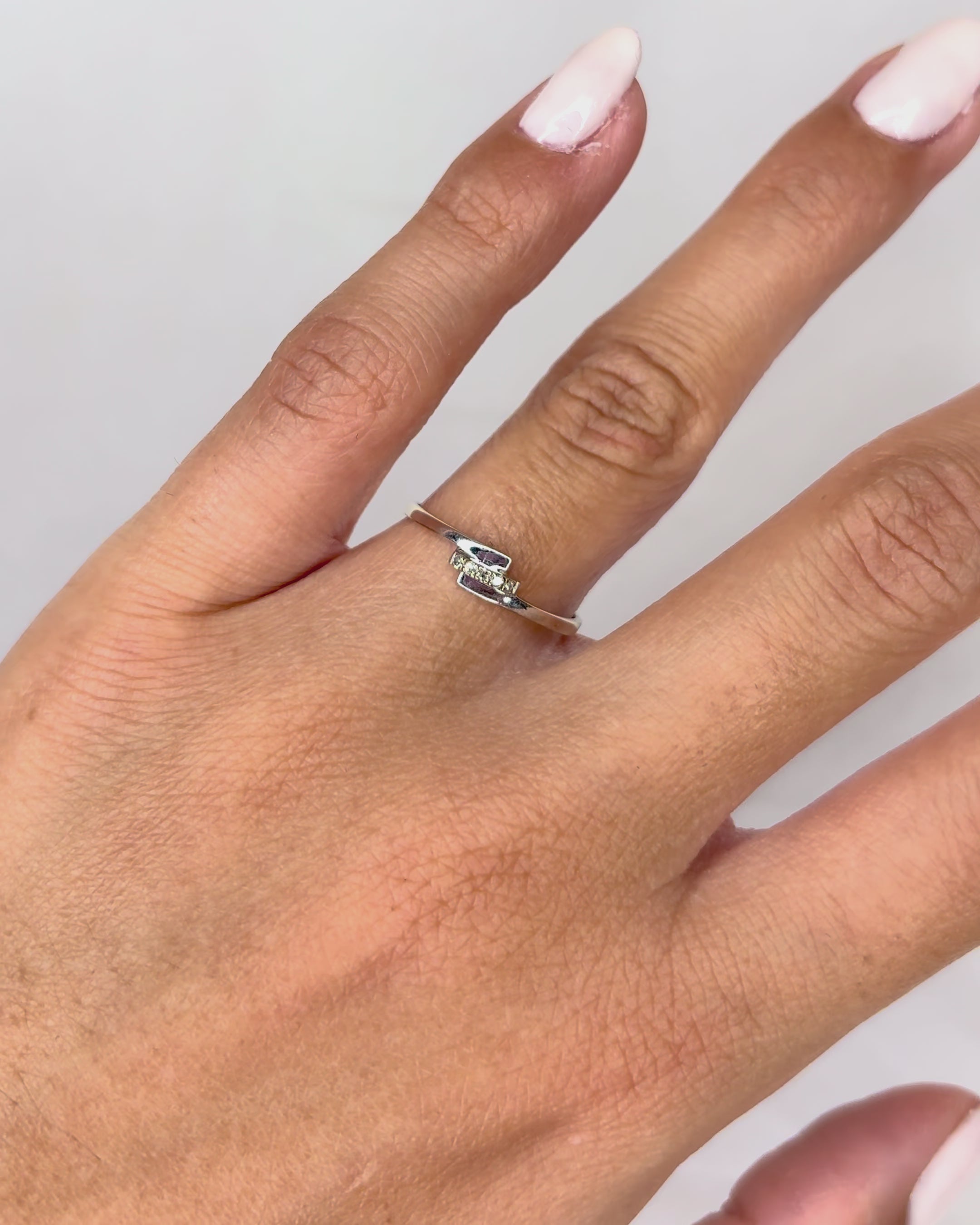 Bague Anneau Diamants "Émilia"