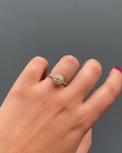 Bague Solitaire Diamants 1.28 carat &quot;Rodea&quot;