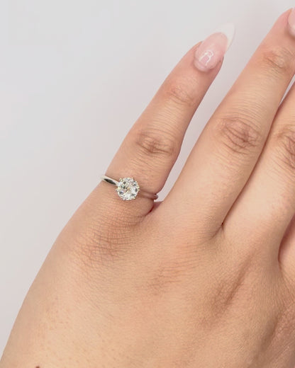 Bague Solitaire Diamant 0.90 carat "Elia"