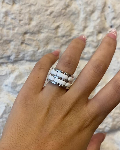 Bague Chanel Ultra Grand Modèle Or &amp; Céramique