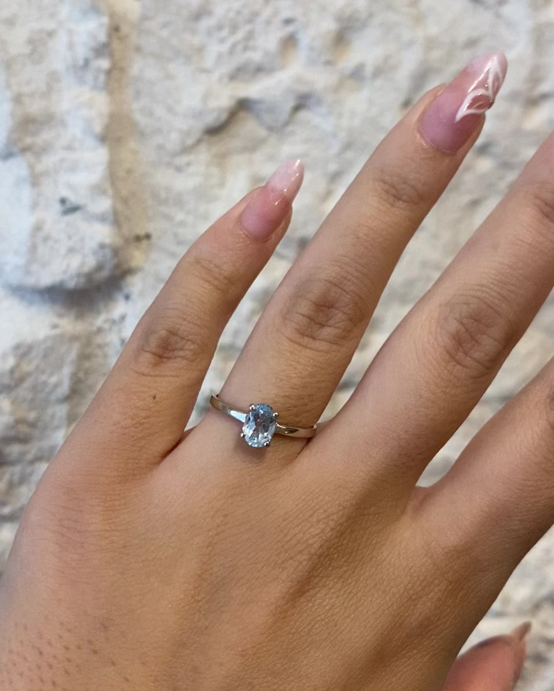 Bague Aigue-Marine 0.65 carat “Shauna”