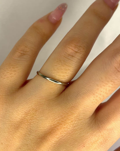 Alianza Oro Gris 18 quilates "Gisèle"