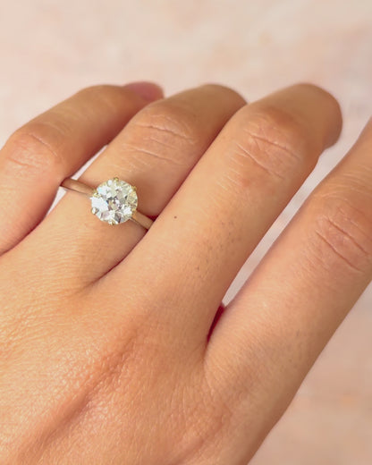 Bague Solitaire Diamant 1.25 carat "Eulalie"
