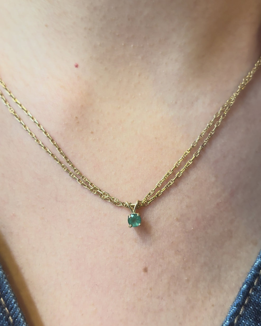 Pendentif Émeraude 0.25 ct &quot;Carla&quot;