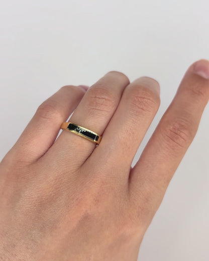 Sello de Oro Amarillo de 18 quilates "Manel"