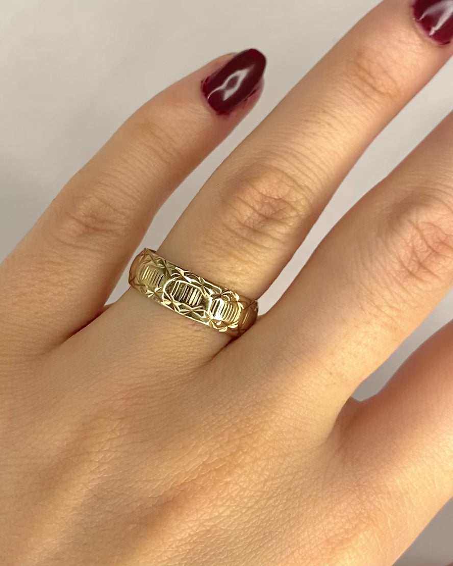 Bague Jonc Or Jaune "Thomas"