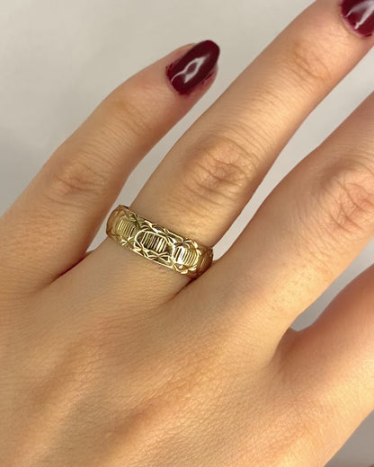 Bague Jonc Or Jaune "Thomas"