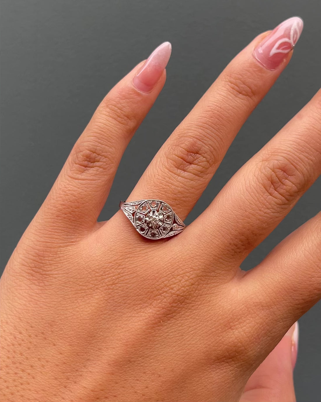 Bague Art-Déco Diamants &quot;Célestine&quot;
