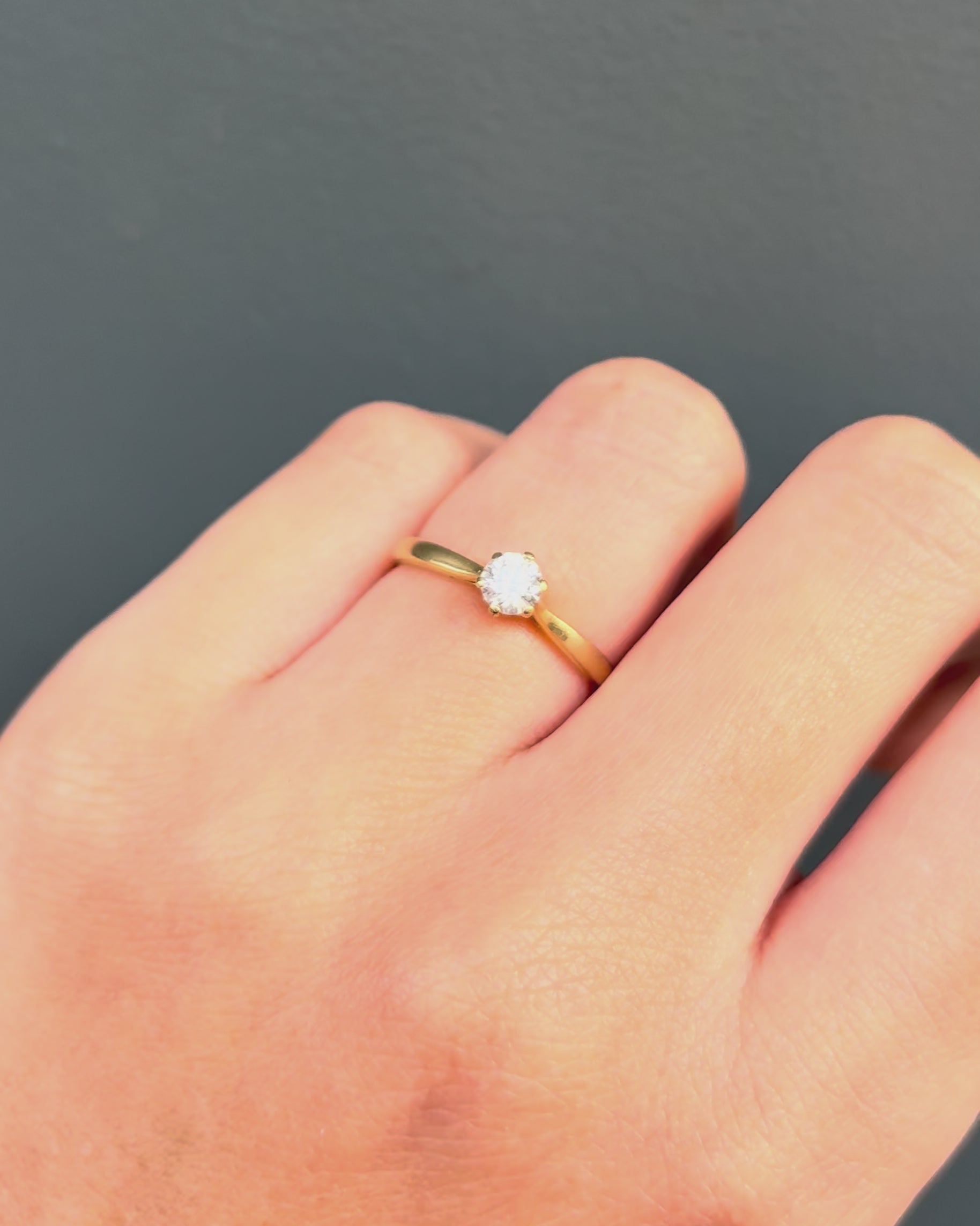 Bague Solitaire Diamant 0.25 carat "Christilla"
