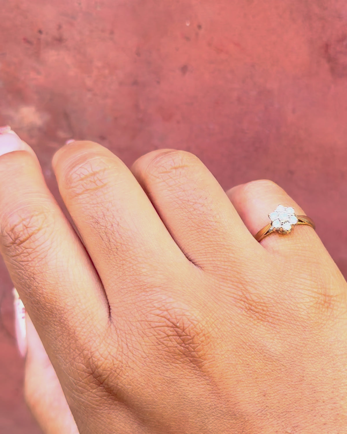 0.33-Carat Diamond Daisy Ring "Jonathan"