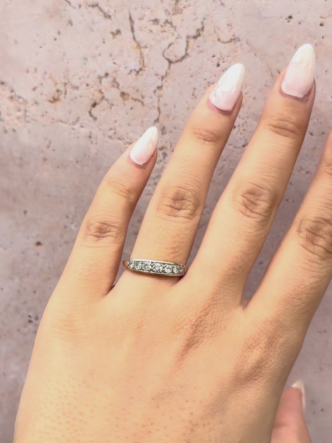 Bague Rivière Diamants 0.50 carat "Nolla"