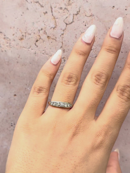 Bague Rivière Diamants 0.50 carat "Nolla"