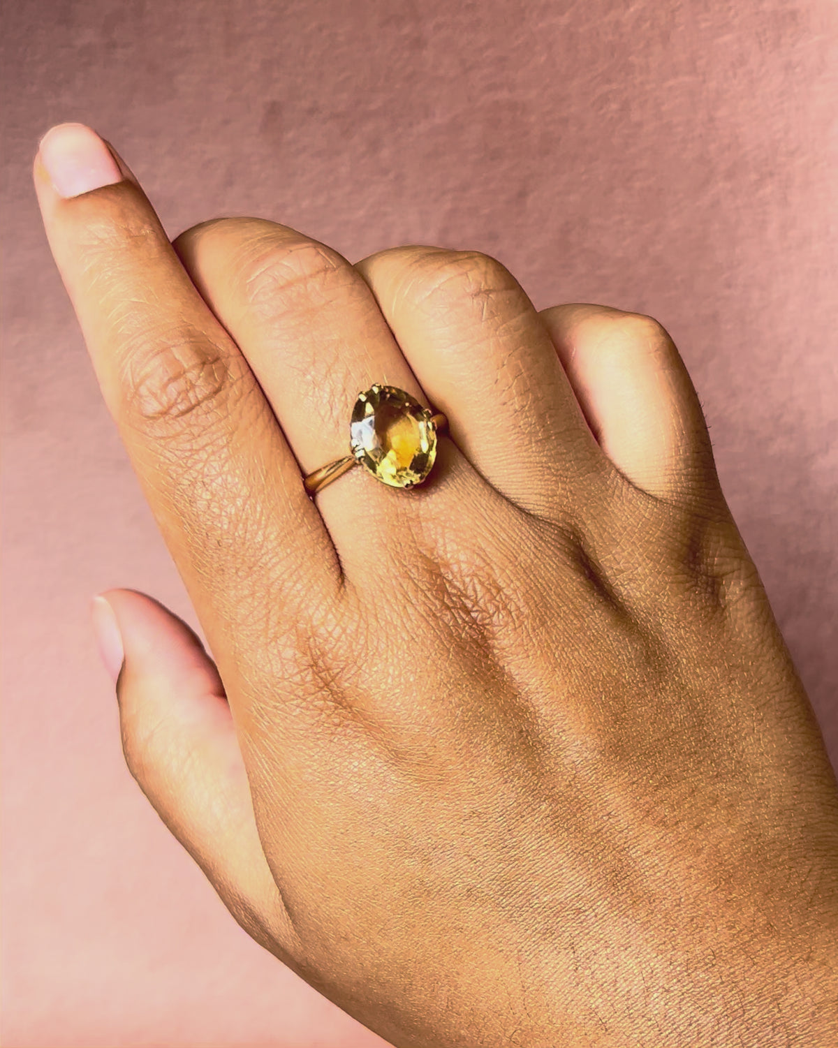 Bague Cocktail Citrine 5.40 carats "Albane"