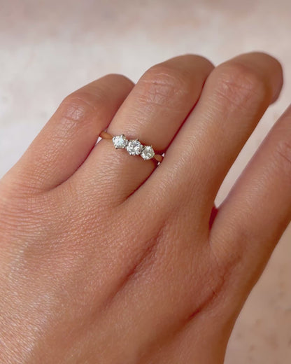 Bague Trilogie Diamants 0.31 carat "Samantha"
