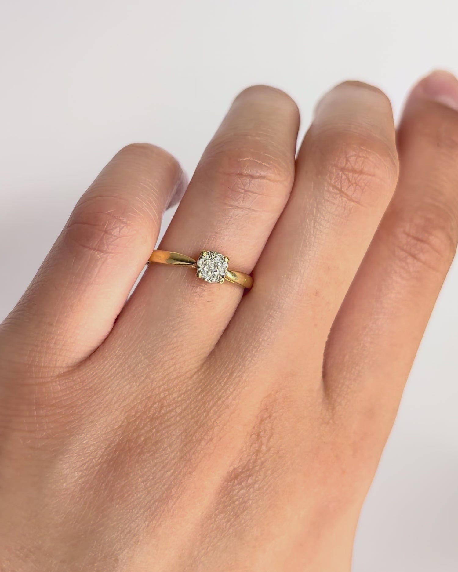 Bague Solitaire 7 Diamants "Sandra"