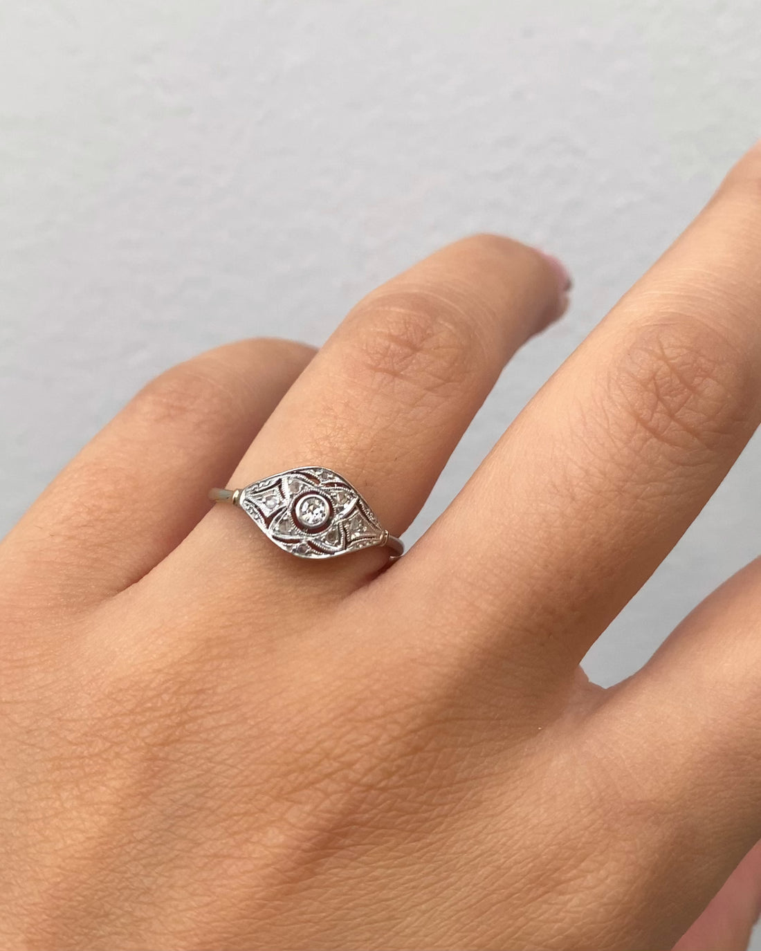 Bague Art-déco Diamants &quot;Johanna&quot;