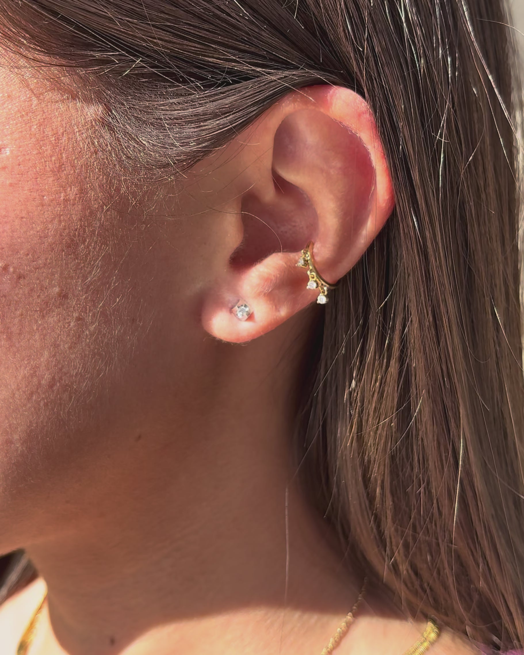 Diamond Stud Earrings "Aglaé"