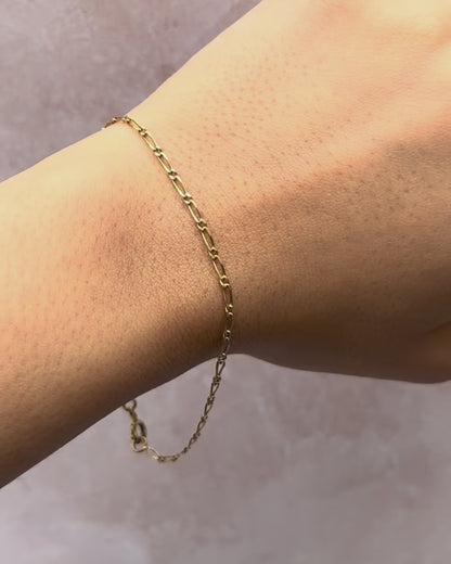 18-Carat Yellow Gold Bracelet "Dina"