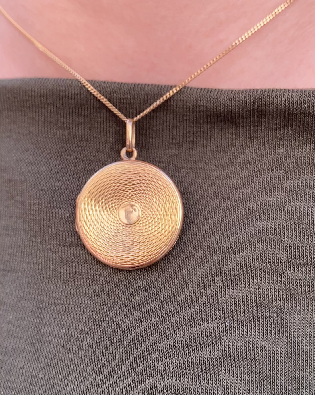 Pendentif Ouvrant Or Jaune &quot;Katherine&quot;
