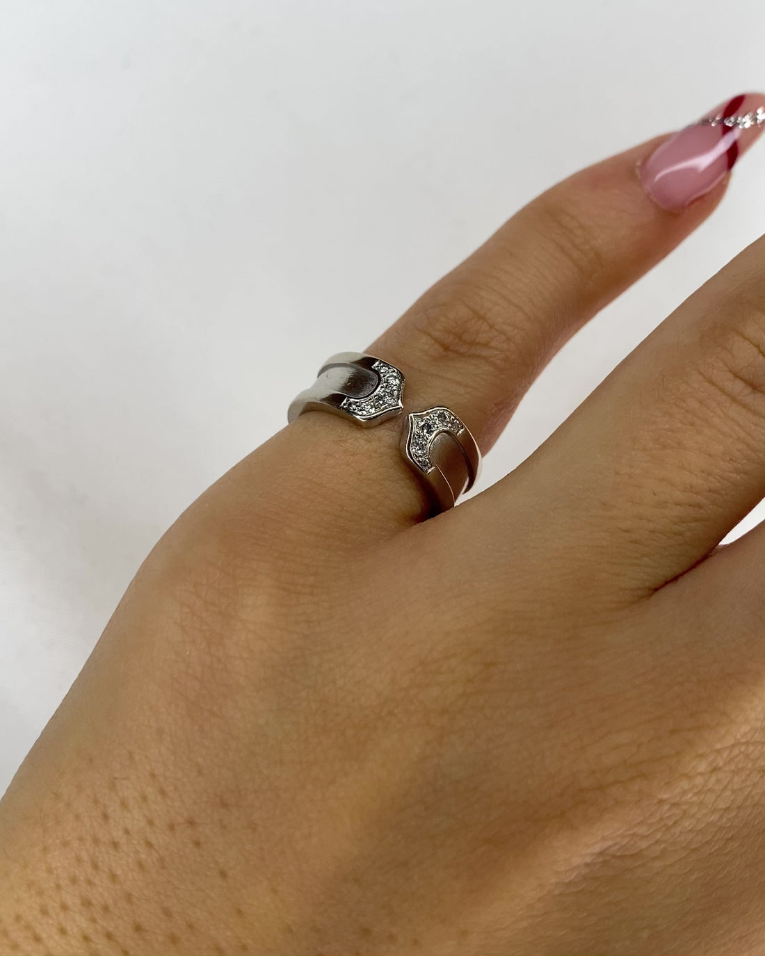 Bague Cartier Diamants Double C