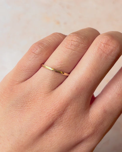 Alliance Or Jaune 18 carats 1.3 mm "Axel"