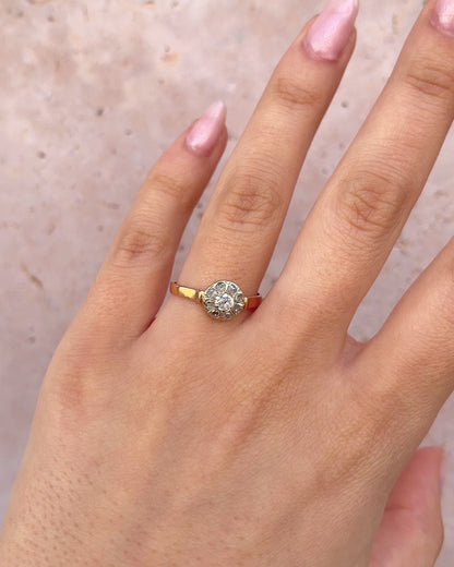 Bague Art-Déco Diamants 0.31 carat "Mint"