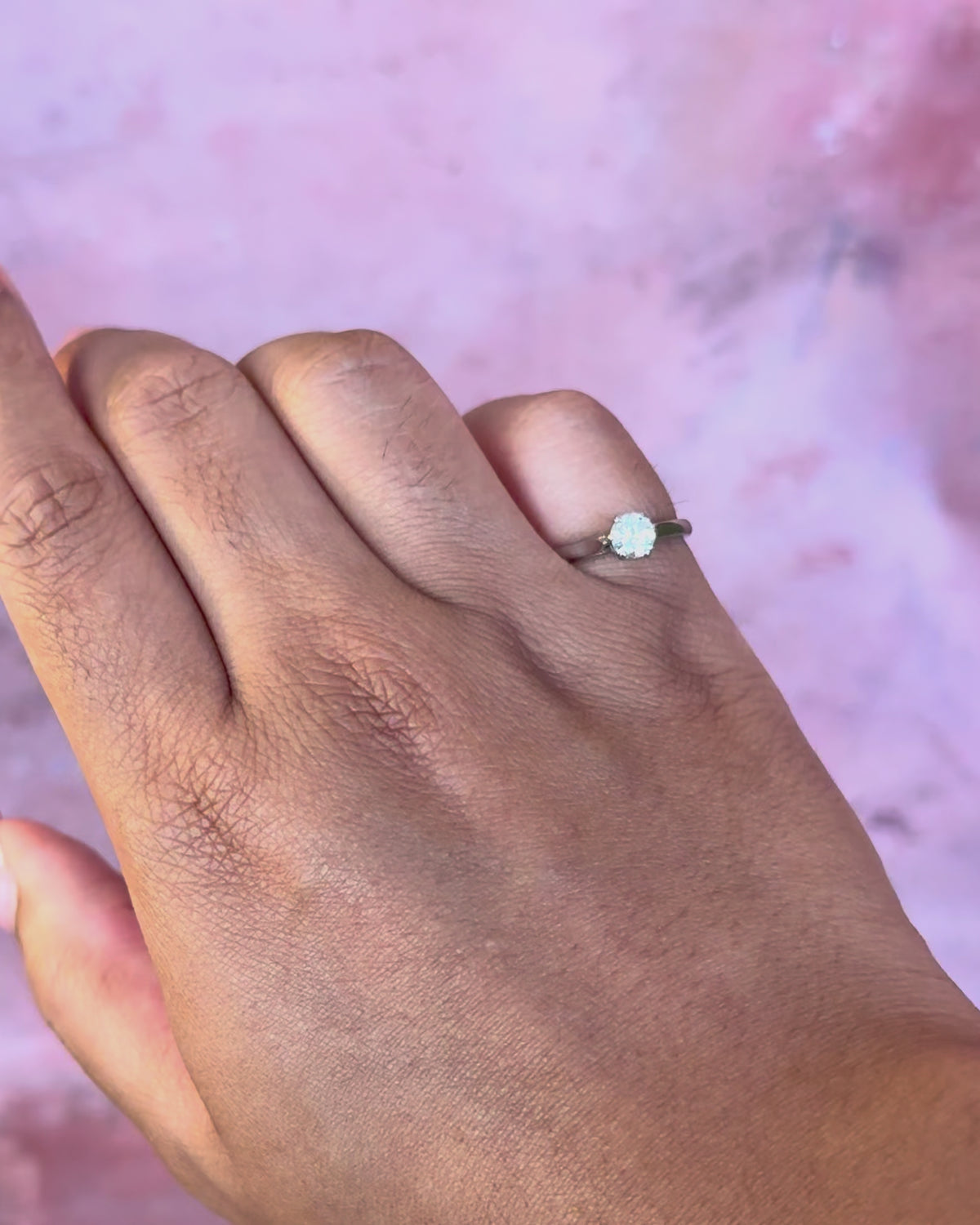 Bague Solitaire Diamant 0.35 carat F/VS2 "Viana"