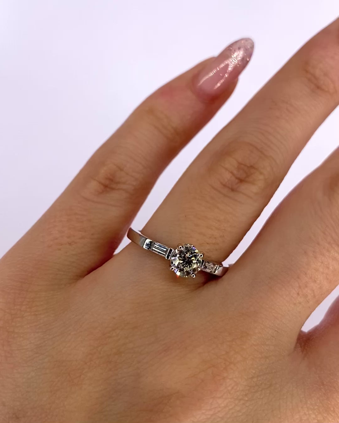 Trilogy Diamond Ring 0.80 carat "Isadora"