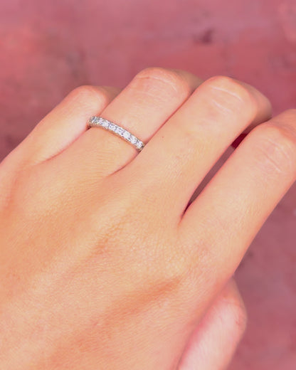 0.30 carat 2.3mm Diamond Half Eternity Ring "Murielle"