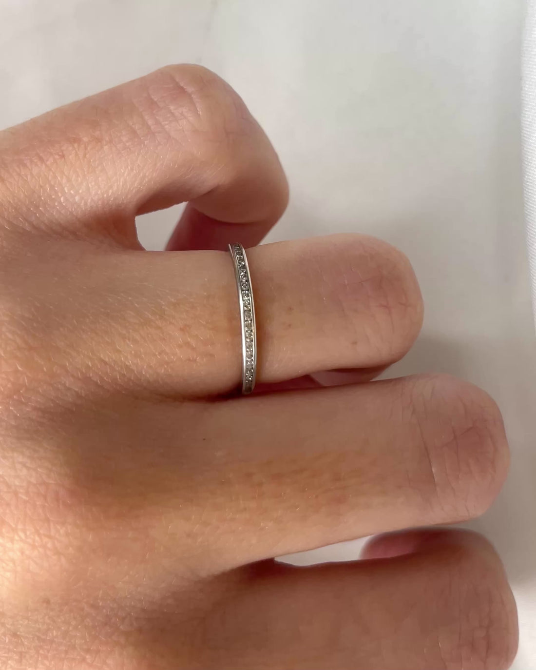 Demi Alliance Diamants 0.27 carat &quot;Coline&quot;