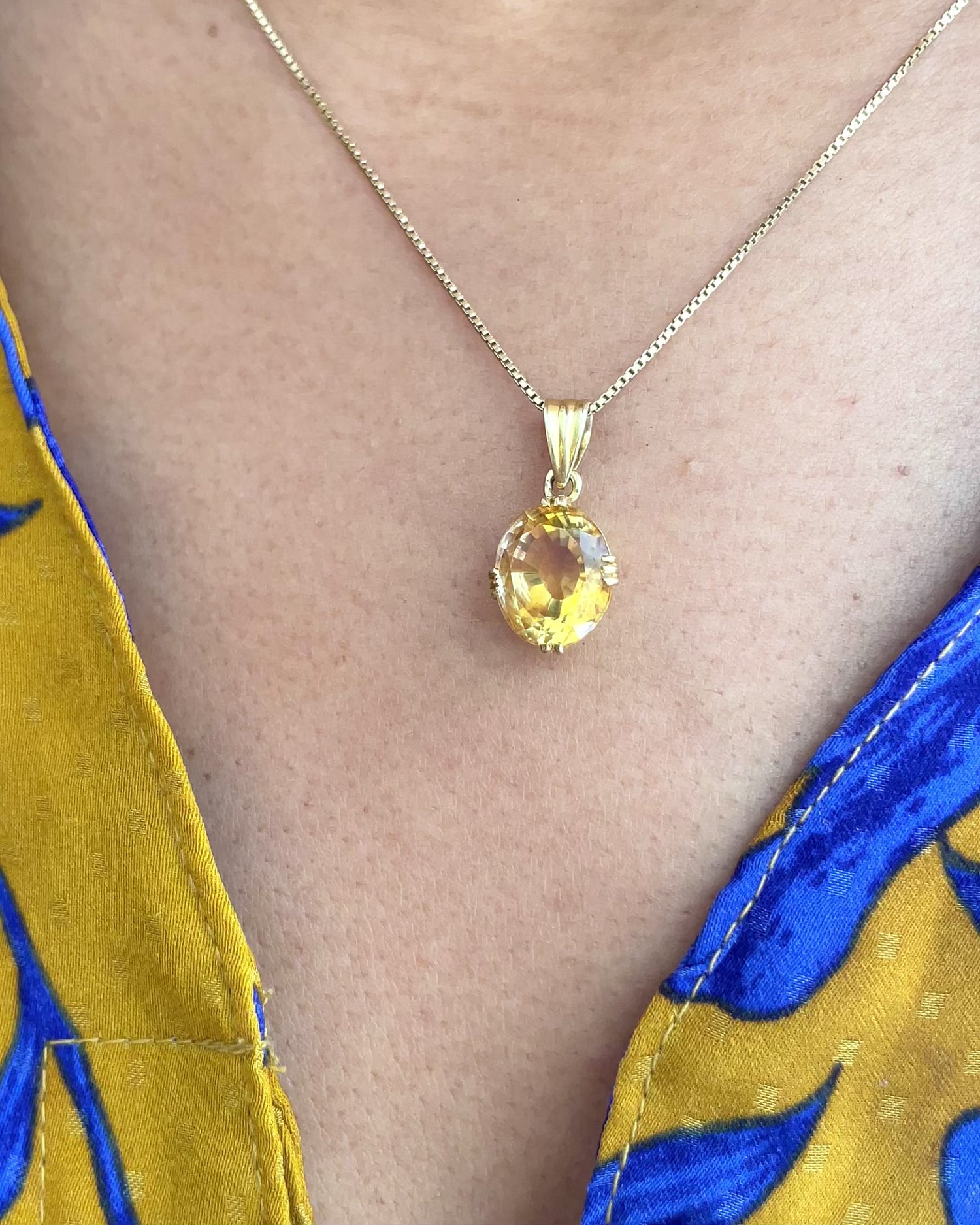 Pendentif Citrine 4.84 carats "Auriane"