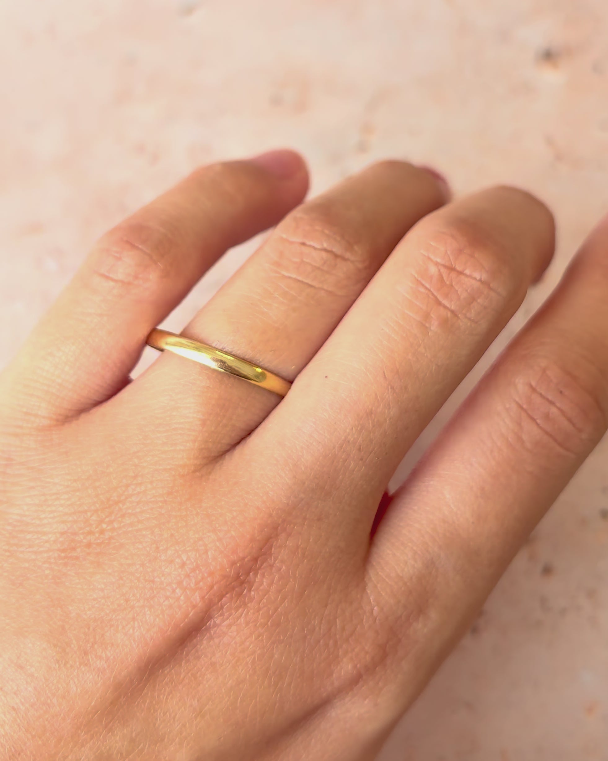 Alliance Or Jaune 18 carats "Loane"