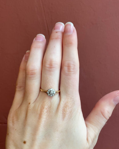 Bague Marguerite Art-Déco Diamants &quot;Mielle&quot;