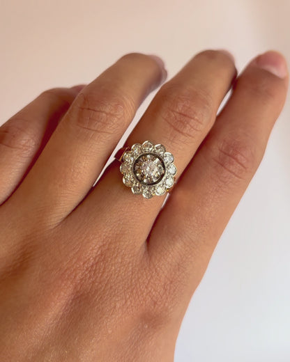 Anillo Marguerite Diamantes 0,68 quilates 4,65 g "Nadine"