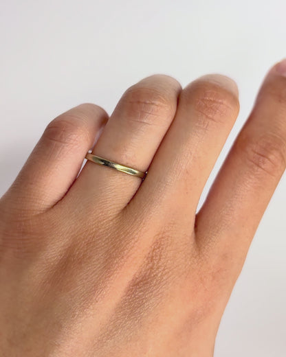 Alliance Or Gris 18 carats 2mm "Tina"