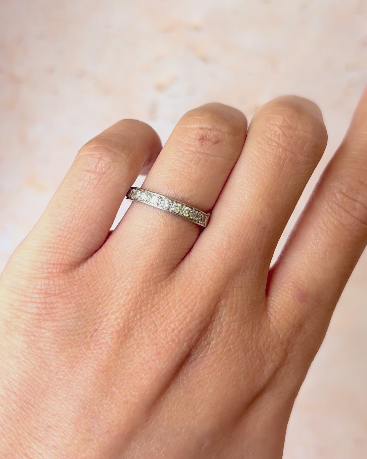 Demi-Alliance Diamants 0.44 carat "Cindy"