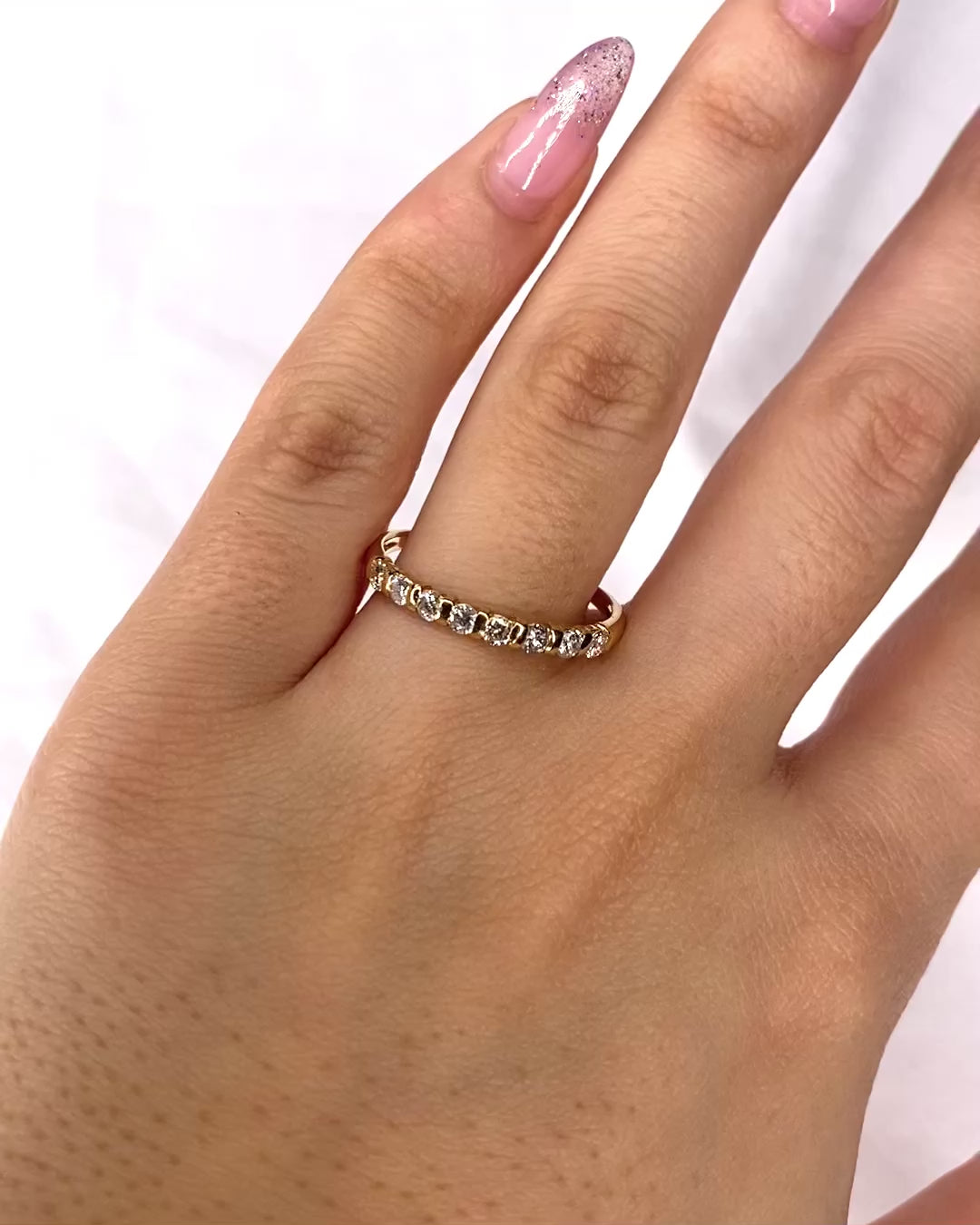 Demi-Alliance Diamants 0.50 carat "Cyrille"