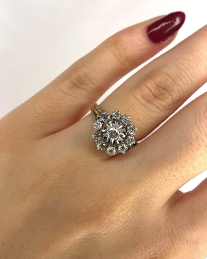 Bague Marguerite Diamants 0.60 carat "Laurena"